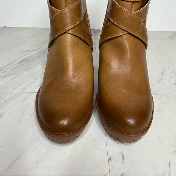 Naturalizer Lyra Brown Leather Heeled Bootie 10M - Picture 10 of 14